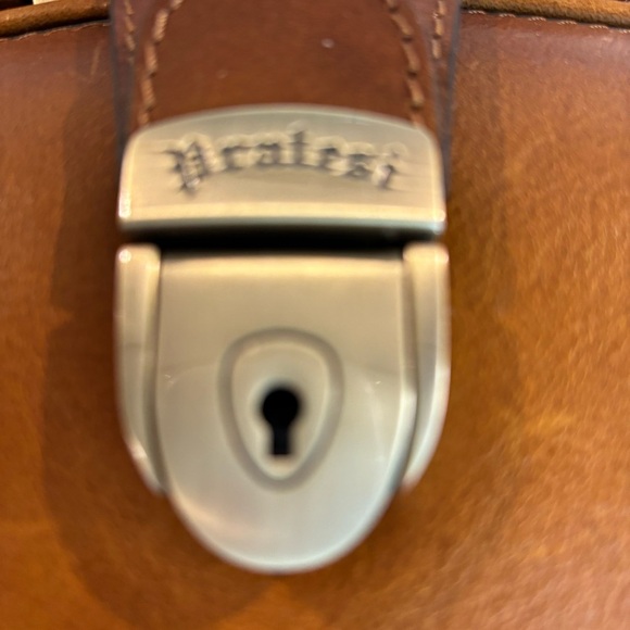 PRATESI Brunelleschi Lady Bruce Leather Doctor Style Handbag NEW with Dust Bag - Picture 2 of 16